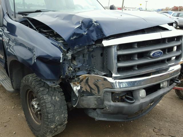 1FTNW21PX3EC45455 - 2003 FORD F250 SUPER BLUE photo 9