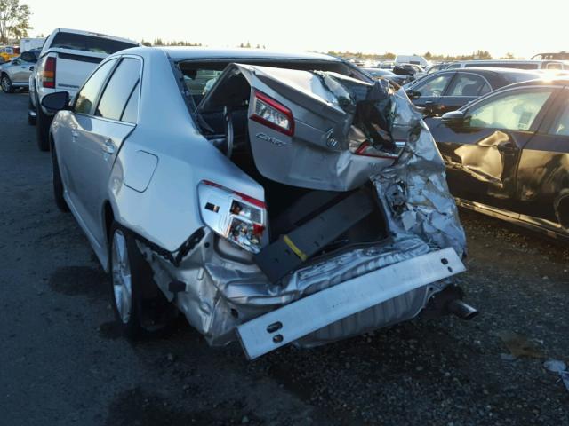 4T1BF1FK1DU271178 - 2013 TOYOTA CAMRY L SILVER photo 3