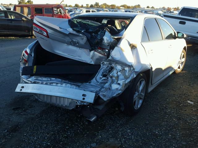 4T1BF1FK1DU271178 - 2013 TOYOTA CAMRY L SILVER photo 4