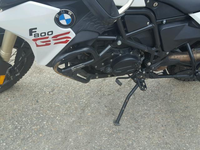 WB10B1203DZL05035 - 2013 BMW F800 GS WHITE photo 9