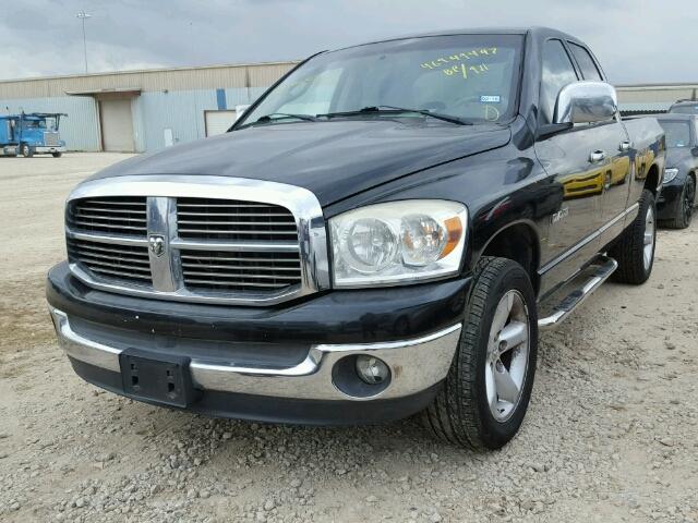 1D7HA18N88S537968 - 2008 DODGE RAM 1500 S BLACK photo 2