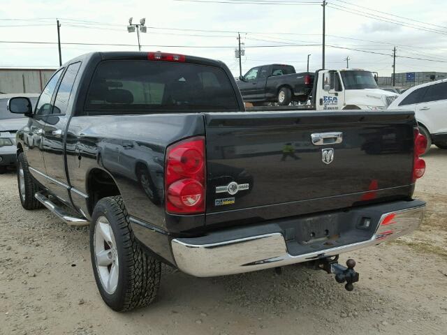 1D7HA18N88S537968 - 2008 DODGE RAM 1500 S BLACK photo 3