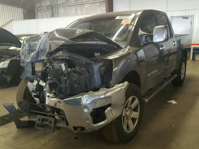 1N6AA07B47N228697 - 2007 NISSAN TITAN XE GRAY photo 2