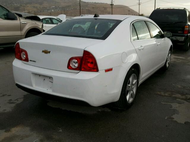 1G1ZA5E07CF347216 - 2012 CHEVROLET MALIBU LS WHITE photo 4