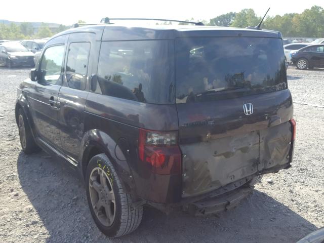 5J6YH18998L010535 - 2008 HONDA ELEMENT PURPLE photo 3