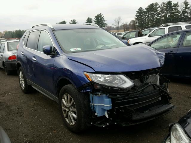 KNMAT2MV9HP523422 - 2017 NISSAN ROGUE S BLUE photo 1