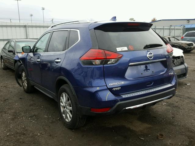 KNMAT2MV9HP523422 - 2017 NISSAN ROGUE S BLUE photo 3