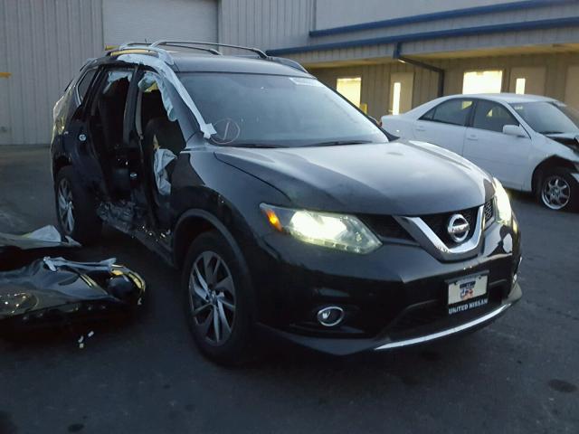 5N1AT2MT2EC863637 - 2014 NISSAN ROGUE S BLACK photo 1