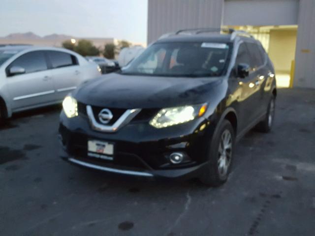 5N1AT2MT2EC863637 - 2014 NISSAN ROGUE S BLACK photo 2