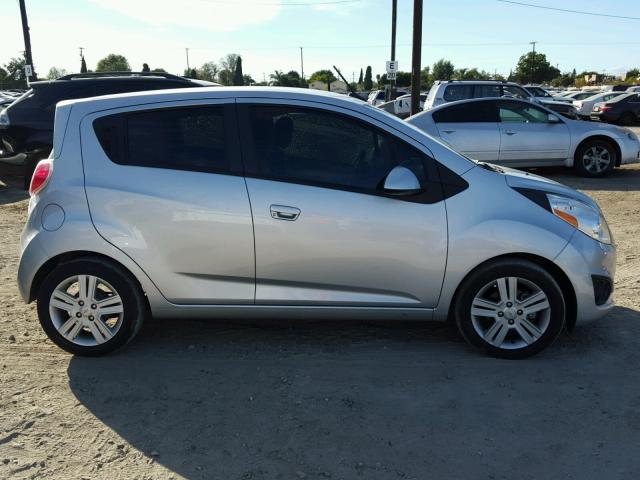 KL8CD6S92EC533546 - 2014 CHEVROLET SPARK 1LT SILVER photo 9