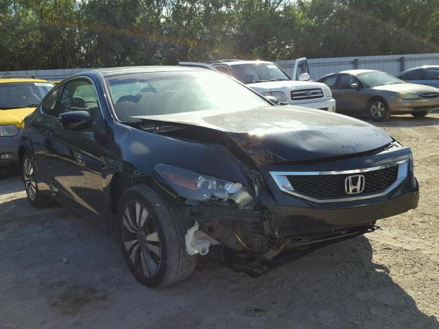 1HGCS12859A002481 - 2009 HONDA ACCORD EXL BLACK photo 1