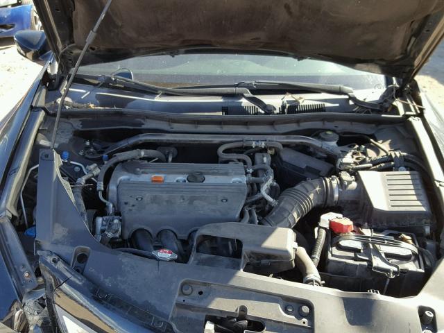 1HGCS12859A002481 - 2009 HONDA ACCORD EXL BLACK photo 7