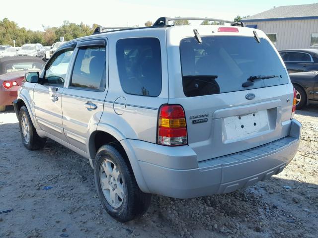 1FMYU94186KA12419 - 2006 FORD ESCAPE LIM SILVER photo 3