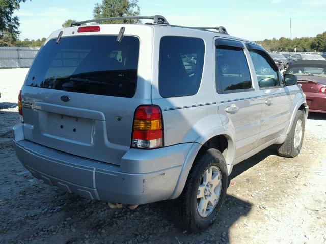 1FMYU94186KA12419 - 2006 FORD ESCAPE LIM SILVER photo 4