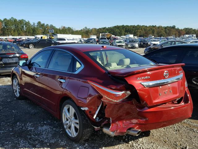 1N4BL3AP3DN484984 - 2013 NISSAN ALTIMA BURGUNDY photo 3