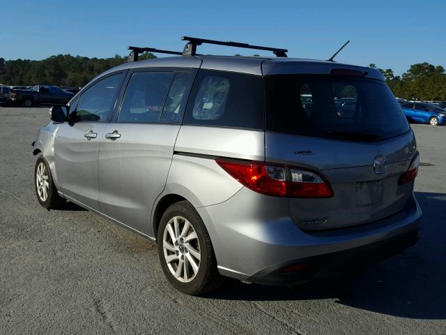 JM1CW2BL0D0145771 - 2013 MAZDA 5 SILVER photo 3