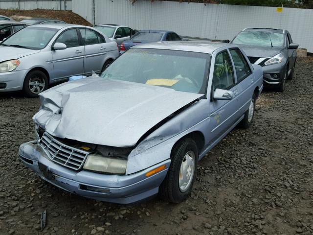 1G1LD55M5SY167249 - 1995 CHEVROLET CORSICA BLUE photo 2