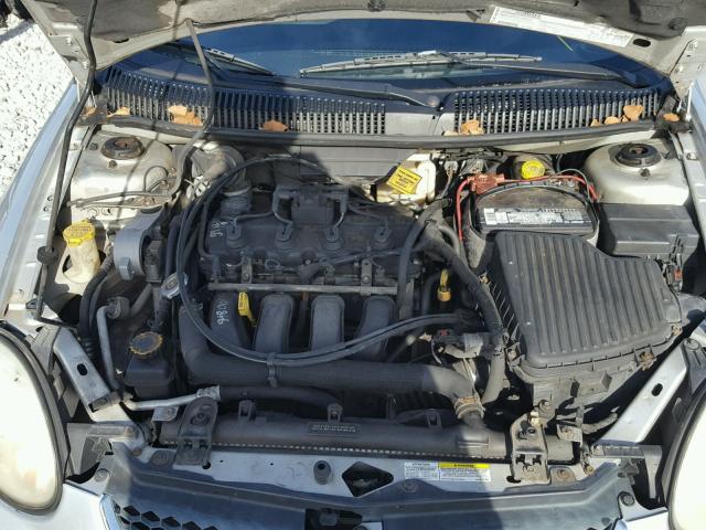 1B3ES56C14D543596 - 2004 DODGE NEON SXT SILVER photo 7