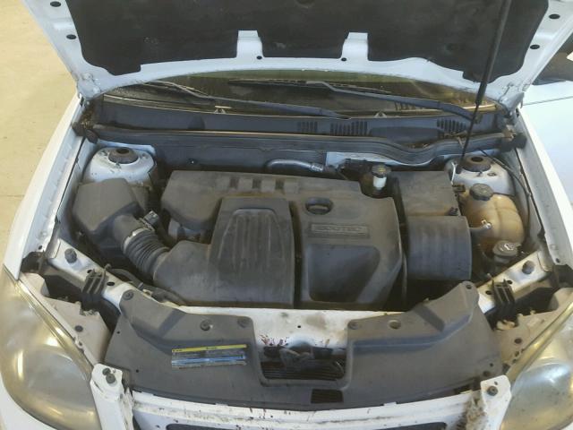 1G2AL15F277144380 - 2007 PONTIAC G5 WHITE photo 7