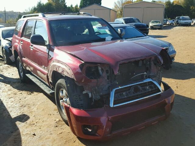 JTEBU14R08K009966 - 2008 TOYOTA 4RUNNER MAROON photo 1