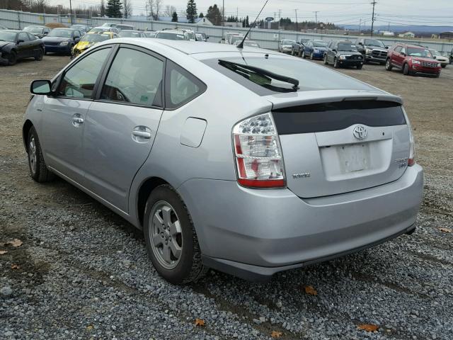 JTDKB20U783462079 - 2008 TOYOTA PRIUS SILVER photo 3