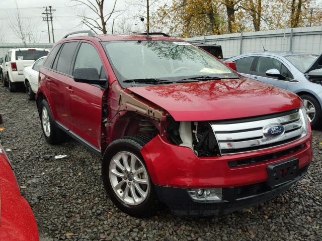 2FMDK38C19BA77267 - 2009 FORD EDGE SEL MAROON photo 1