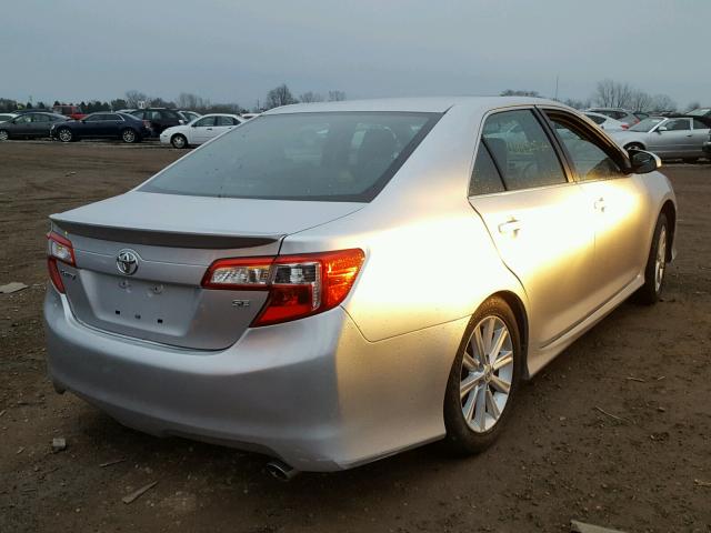 4T1BF1FK7CU146457 - 2012 TOYOTA CAMRY BASE SILVER photo 4