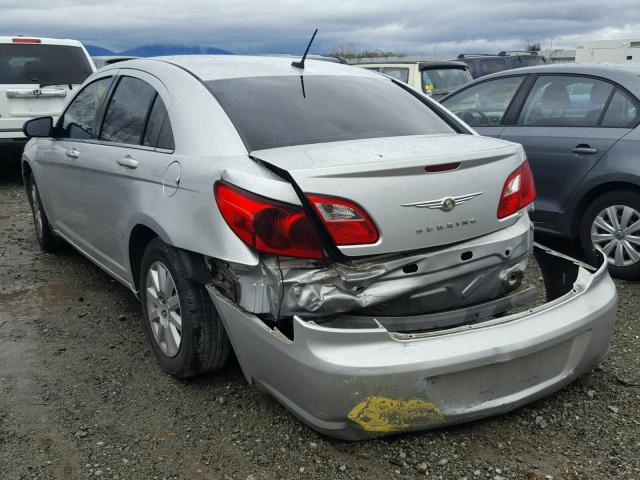 1C3CC4FB7AN227960 - 2010 CHRYSLER SEBRING TO SILVER photo 3