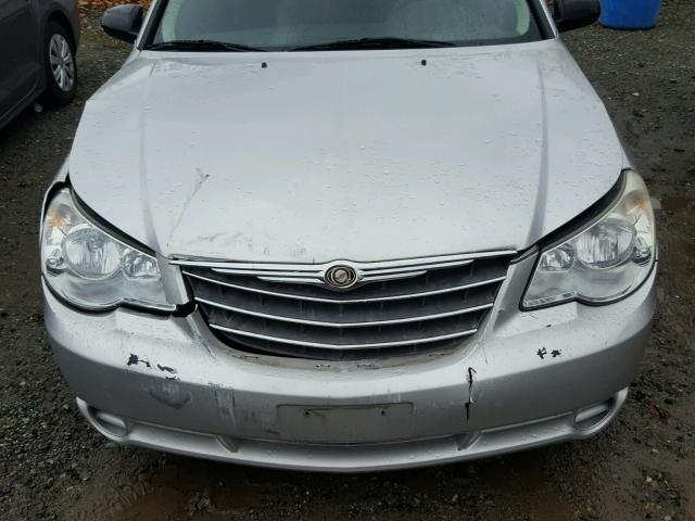 1C3CC4FB7AN227960 - 2010 CHRYSLER SEBRING TO SILVER photo 7