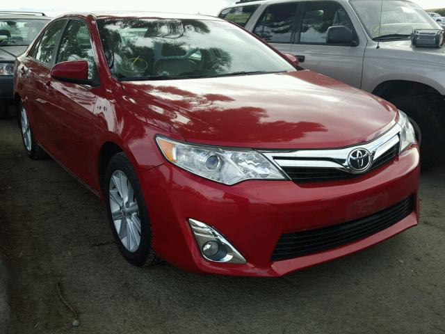 4T1BK1FK7DU525181 - 2013 TOYOTA CAMRY SE RED photo 1