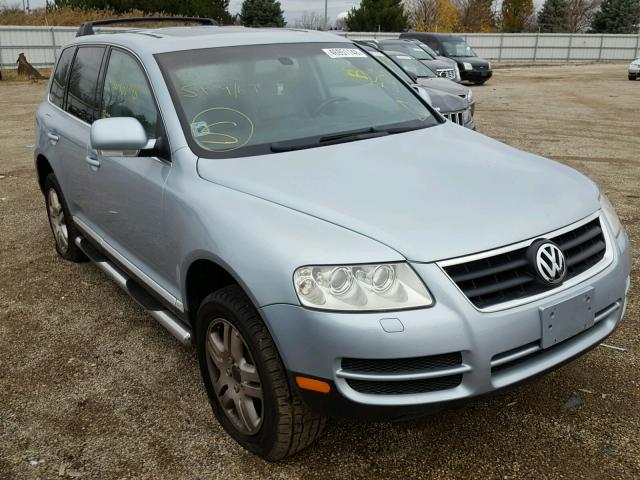 WVGBC77LX4D063688 - 2004 VOLKSWAGEN TOUAREG 3. BLUE photo 1