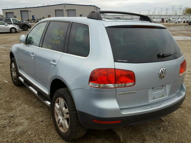 WVGBC77LX4D063688 - 2004 VOLKSWAGEN TOUAREG 3. BLUE photo 3