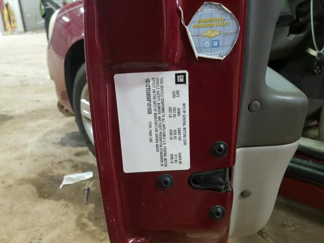 1G1ZT53856F181608 - 2006 CHEVROLET MALIBU LT Tünd qırmızı foto 10