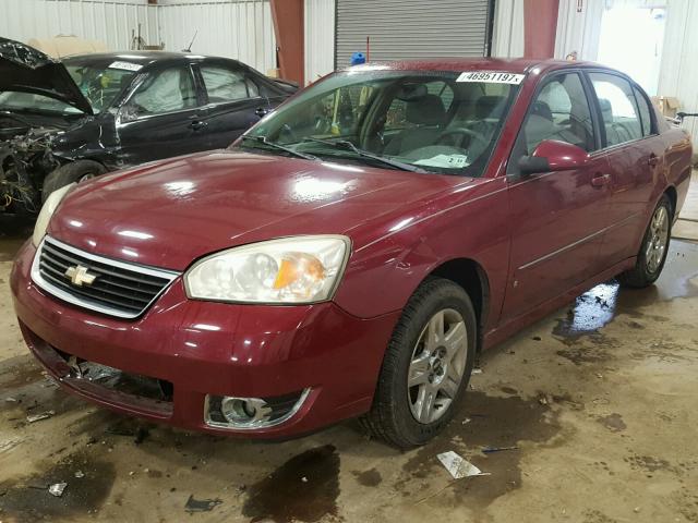 1G1ZT53856F181608 - 2006 CHEVROLET MALIBU LT Tünd qırmızı foto 2