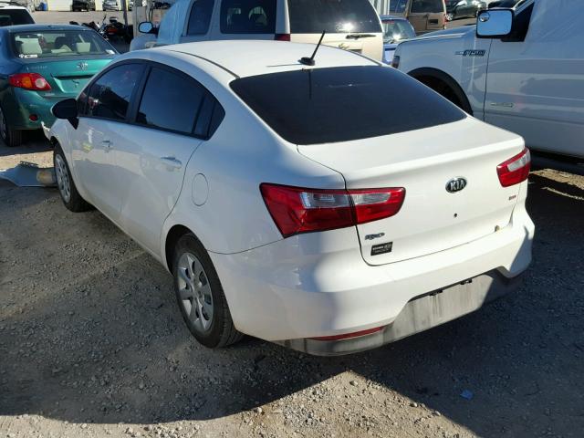 KNADM4A31H6034590 - 2017 KIA RIO LX WHITE photo 3