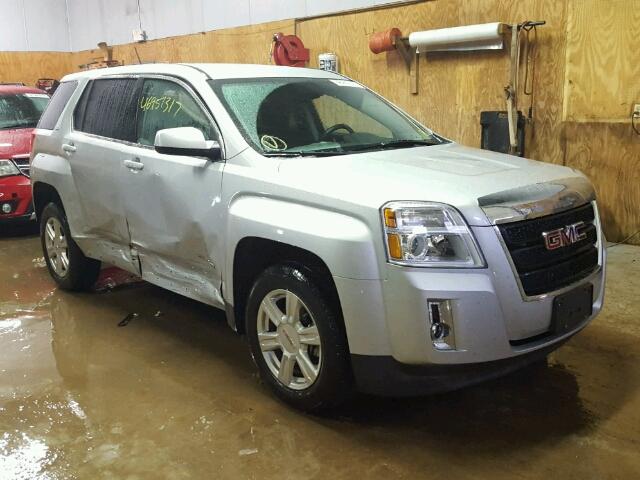 2GKFLVEK7E6348275 - 2014 GMC TERRAIN SL SILVER photo 1