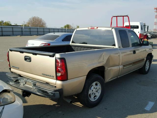 2GCEC19T341126816 - 2004 CHEVROLET SILVERADO GOLD photo 4