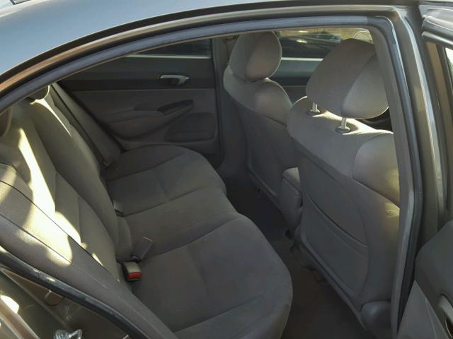 1HGFA16506L095958 - 2006 HONDA CIVIC LX GRAY photo 6