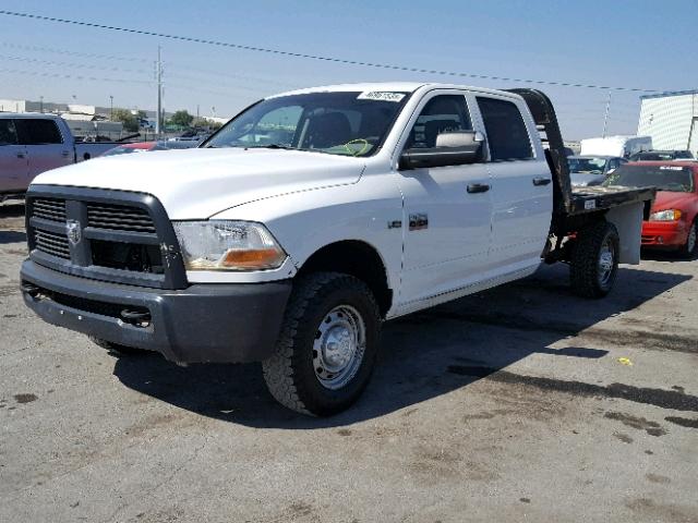 3C6TD5HT5CG196800 - 2012 DODGE RAM 2500 S WHITE photo 2