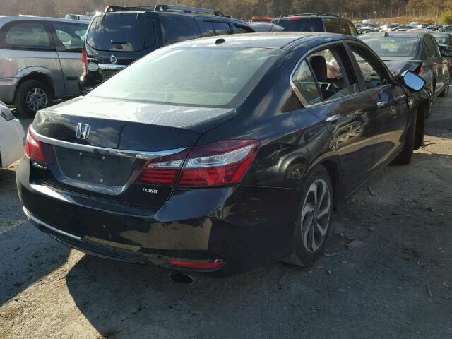 1HGCR2F75GA076581 - 2016 HONDA ACCORD EX BLACK photo 4