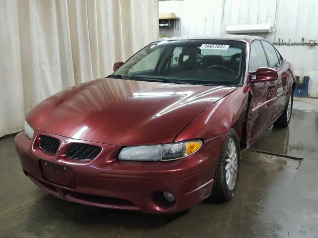 1G2WK52J83F147664 - 2003 PONTIAC GRAND PRIX RED photo 2