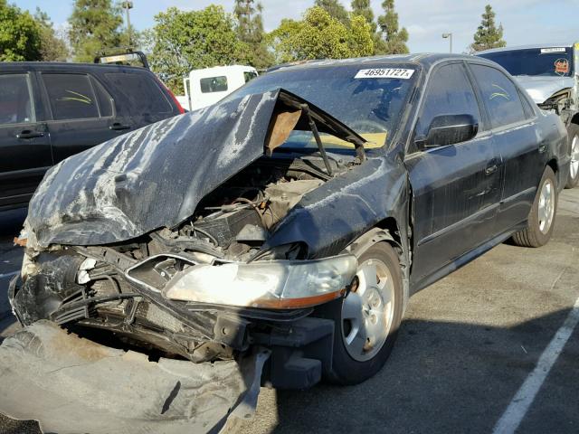 1HGCG16522A073578 - 2002 HONDA ACCORD EX BLACK photo 2