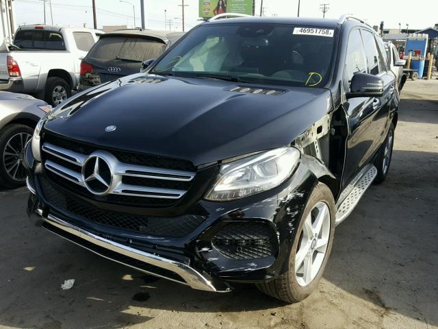 4JGDA5HB9GA756976 - 2016 MERCEDES-BENZ GLE 350 4M BLACK photo 2