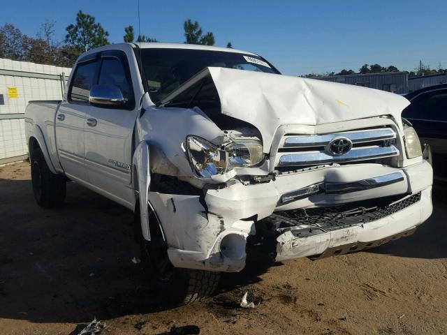 5TBET34195S496883 - 2005 TOYOTA TUNDRA DOU WHITE photo 1