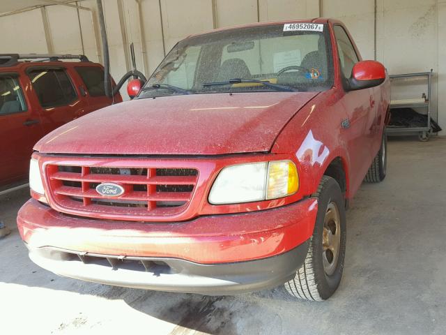 2FTRF17263CA05901 - 2003 FORD F150 RED photo 2