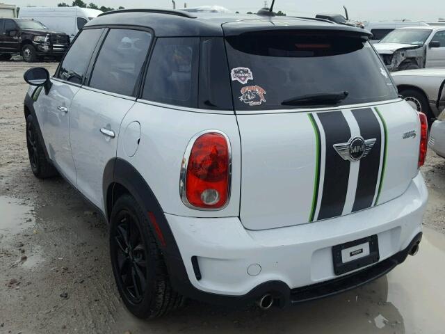 WMWZC3C57DWP24615 - 2013 MINI COOPER S C WHITE photo 3