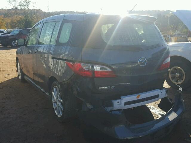 JM1CW2CLXC0131194 - 2012 MAZDA 5 GRAY photo 3