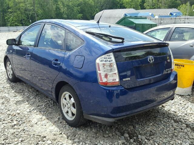 JTDKB20U797886808 - 2009 TOYOTA PRIUS BLUE photo 3