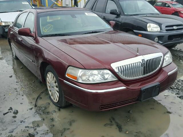 1LNHM82W33Y638168 - 2003 LINCOLN TOWN CAR S BURGUNDY photo 1