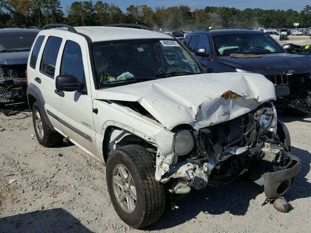 1J4GK48K94W225763 - 2004 JEEP LIBERTY SP WHITE photo 1